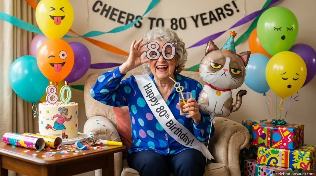 Funny 80th Birthday Poems for Mom
