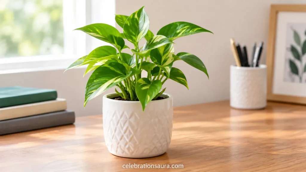 A Small Desk Plant