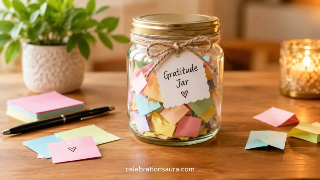 A Mini Gratitude Jar