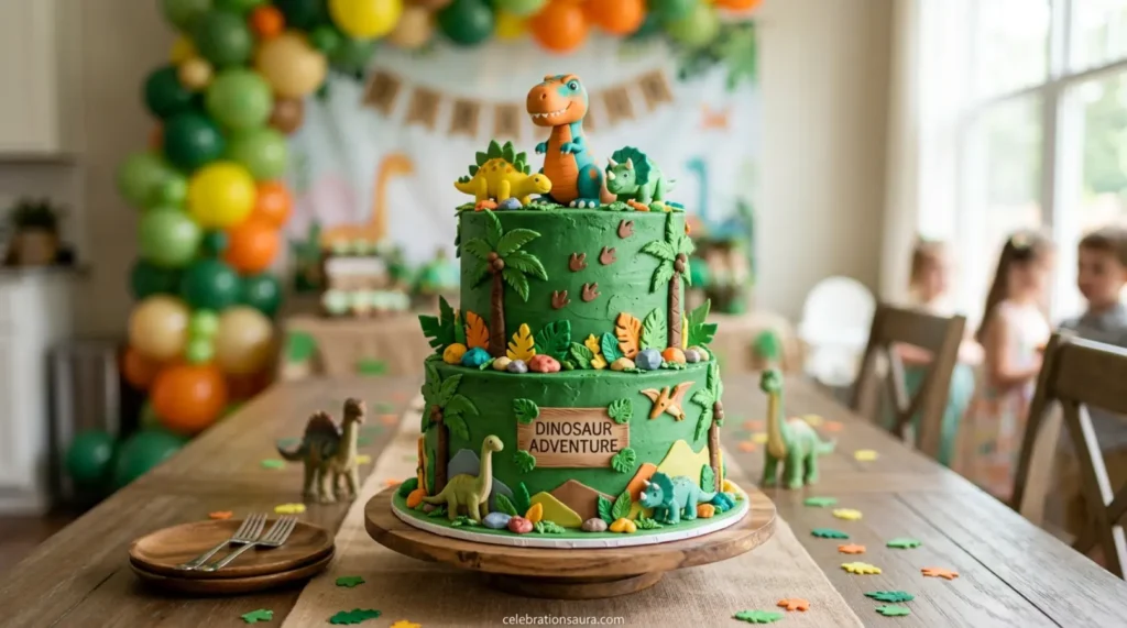 Dinosaur Birthday Cake: 21 Roaring Designs for Kids