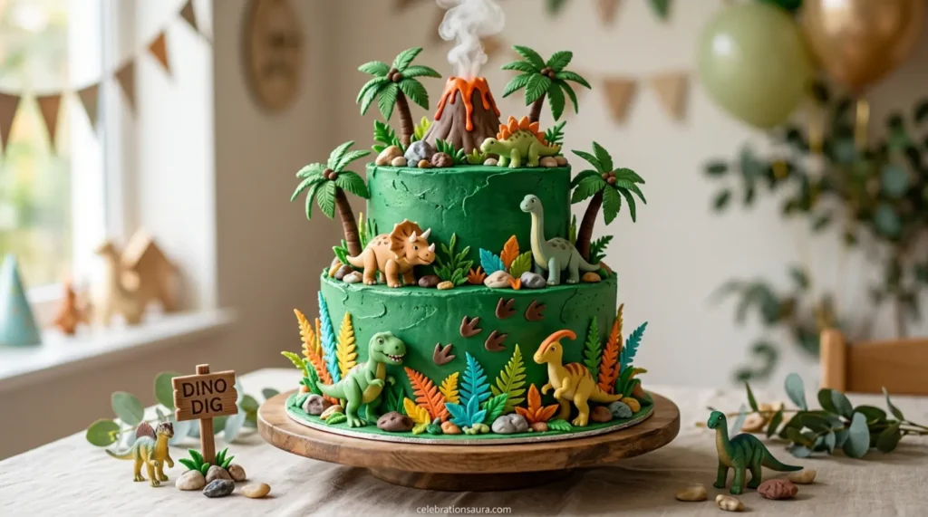 Dinosaur Birthday Cake Images for Inspiration