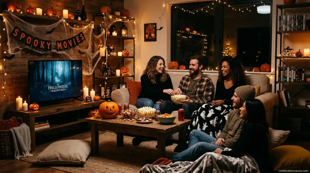 Build a Spooky Movie Night Party at Home 